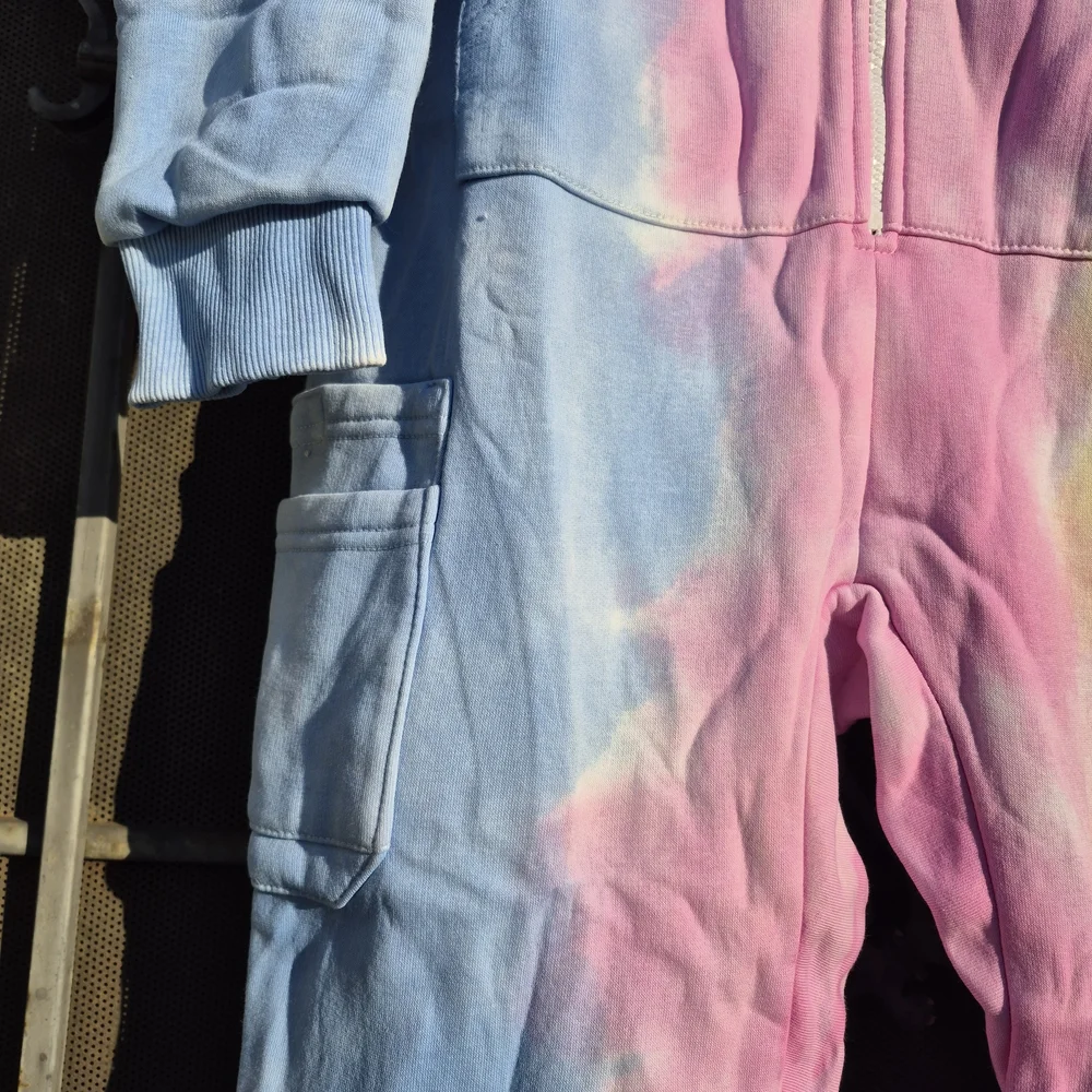 Colorful Tie-Dye Hooded Onesie - Picture 5 of 7